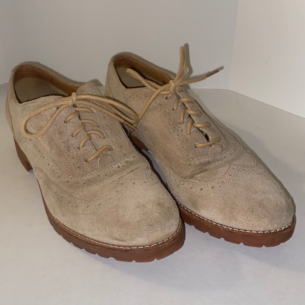SPERRY Tan Leather Oxfords size 8